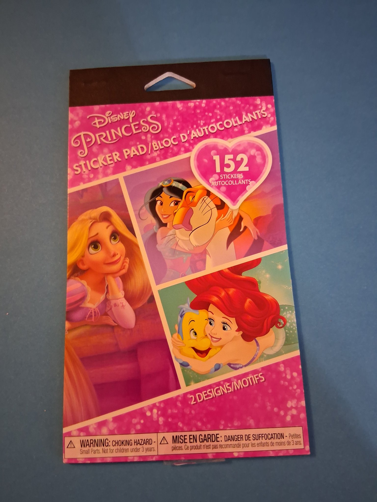 Sticker Pad — 50B Disney Princess (152 stickers, 2 designs)